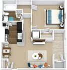 Woodstone A2 - Nivel 1 - Plano de planta 3D