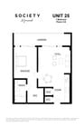 1 Bed - Unit 25 - Fl 3-8