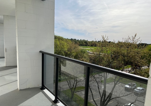 View from 5th floor facing park - Woodlawn Towers Apartments