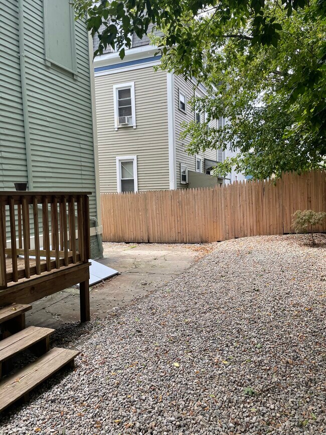 Rear yard - 67 Vernon St Unit #1