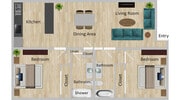 Fletcher 2 Bedroom