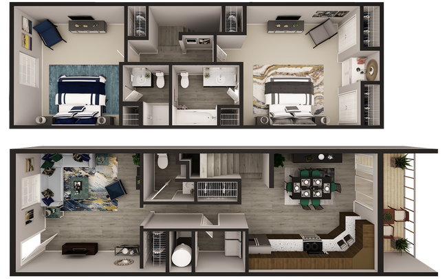 2 habitaciones, 2,5 baños, 1306 pies cuadrados - Brentlinger Park