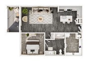 A1B floor plan Brooklyn Riverside