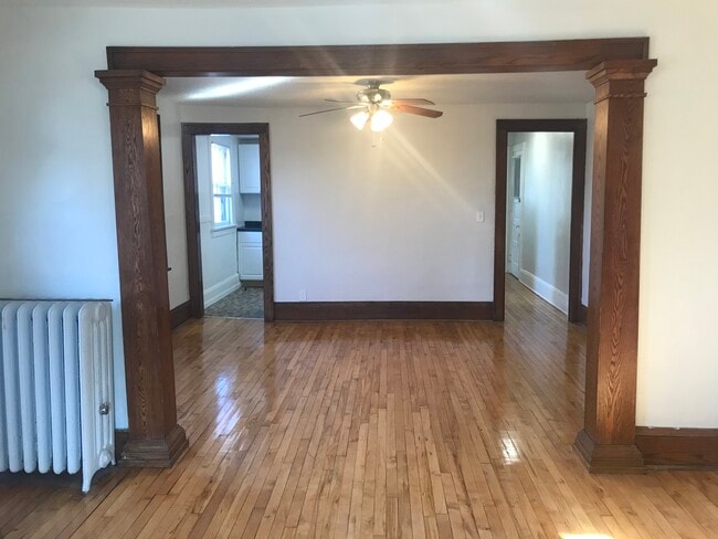 Original woodwork shines in the dining room - 2917 S 31st Ave Unit #3