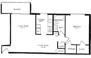 1BR/1BA