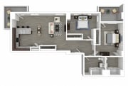2 BEDROOM 2 BATHROOM