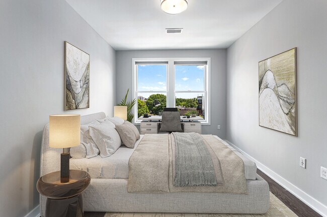 Bedroom with Office Space - 1350 Maryland Ave NE Unit 407