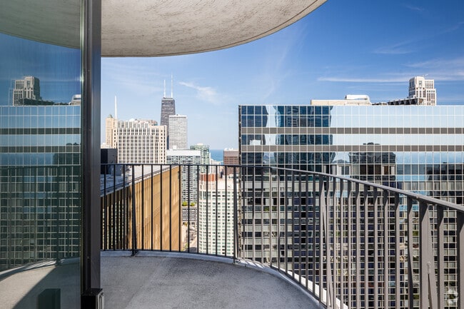 2BR, 2BA -1080SF - Balcony View
