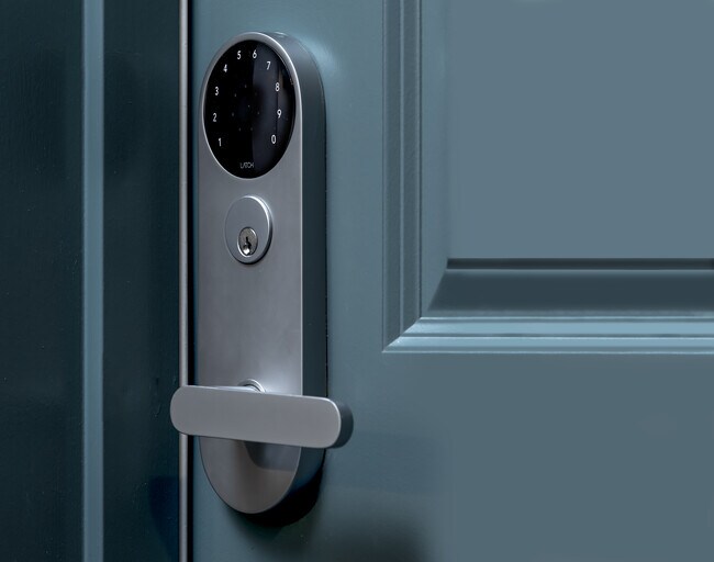 Latch electronic lock on all apartment homes
