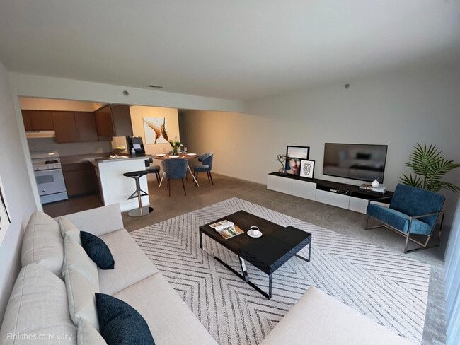 Moonflower Sala y comedor - Southport Apartments