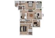2 Bedroom | 2 Bath | 1200 SF