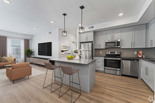 Kitchen/Living - The Residences at Victory Ranch Rental