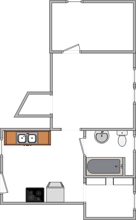 Unit Diagram - 32 Rose St Unit 2