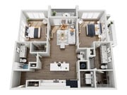 B4 floor plan The Rowe at Commonwealth