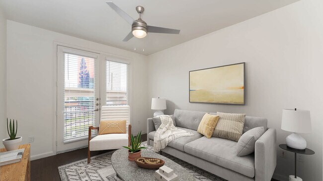 Living Room with Hard Surface Flooring