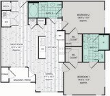 B1 floor plan Broadstone Vintage Park
