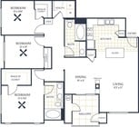 C1 floor plan The Paseo at Town Center
