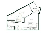 A1D floor plan The Hartley at Blue Hill