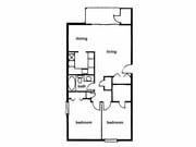2BR/1BA