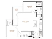 2 Bedroom | 2 Bathroom | 1081 Sq. Ft.