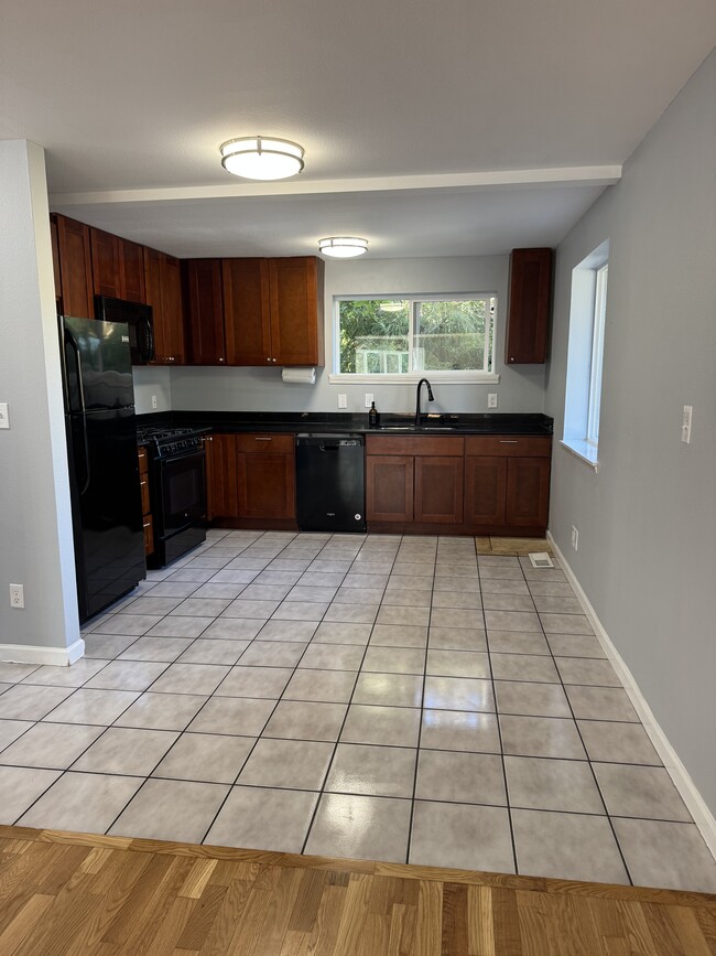 Large open kitchen