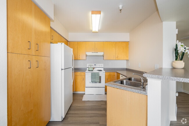 1BR, 1BA - 600SF - Kitchen - Clyburn at Stapleton