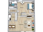 1 Bed - 1 Bath