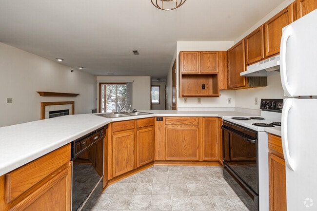2BR, 2BA - 1,200SF - Kitchen