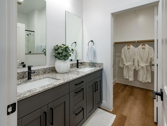 Double Vanity Main Bathroom