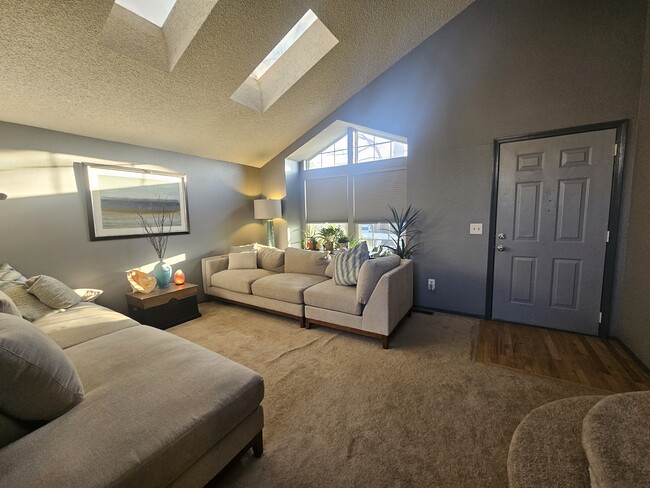 Living Room w/ Skylights