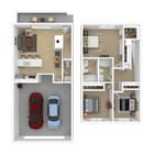 3-Bedroom 2.5-Bathroom floorplan
