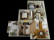 2BR/1BA