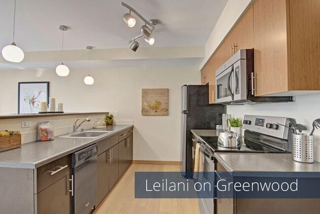 Leilani on Greenwood Kitchen - Leilani Apartment Homes