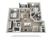 Novel Lockwood Glen - B1 - 2 Beds - 2 Baths - 999 Sq. ft.