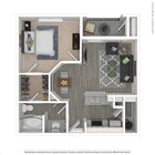 Walnut Hill Las Colinas- Plano de planta A1