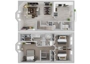 3 Bedroom | 2.5 Bath | 1584 SF