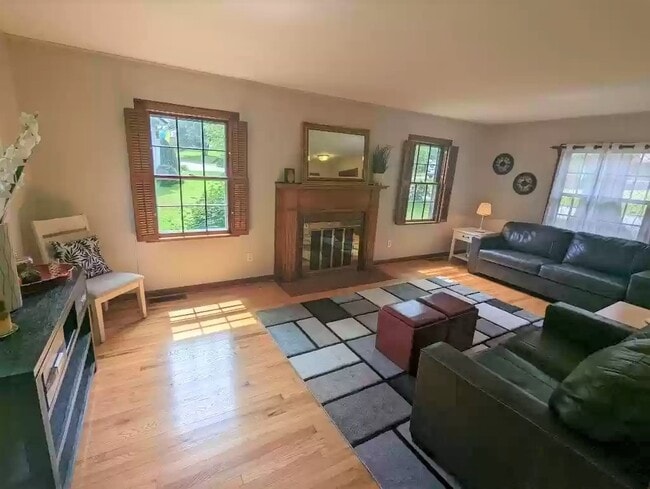 Chimenea en la sala de estar - 1404 29th St