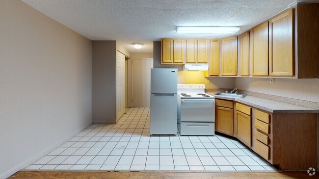 Kitchen - Studio Example - Lifestyle Apartments at Syracuse