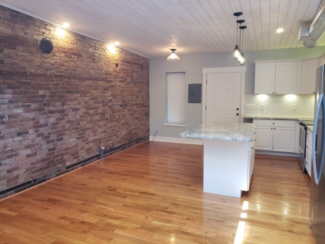 natural exposed brick