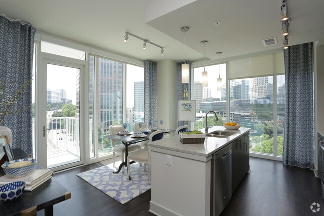 kitchen area - 2BR, 2BA - 1149 SF