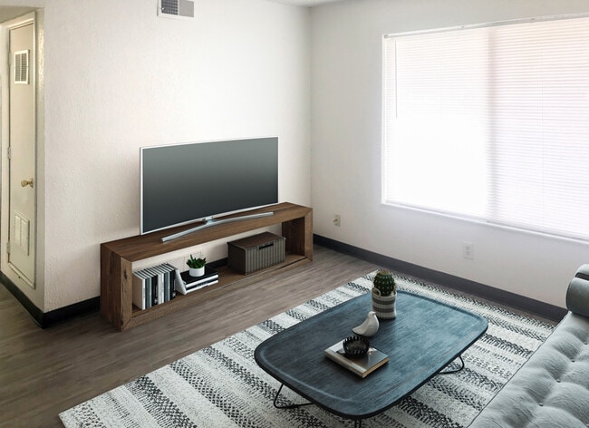 Living Room - Charter Landing Apartments