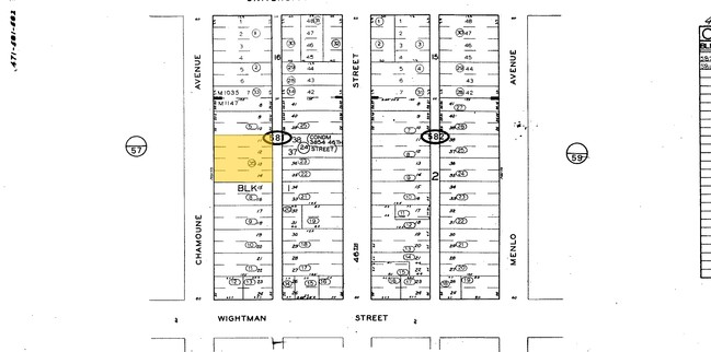 Plat Map - Chamoune Apartments