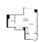 Serenity - S14.1 - 1 Beds - 1 Baths - 552 Sq. ft.