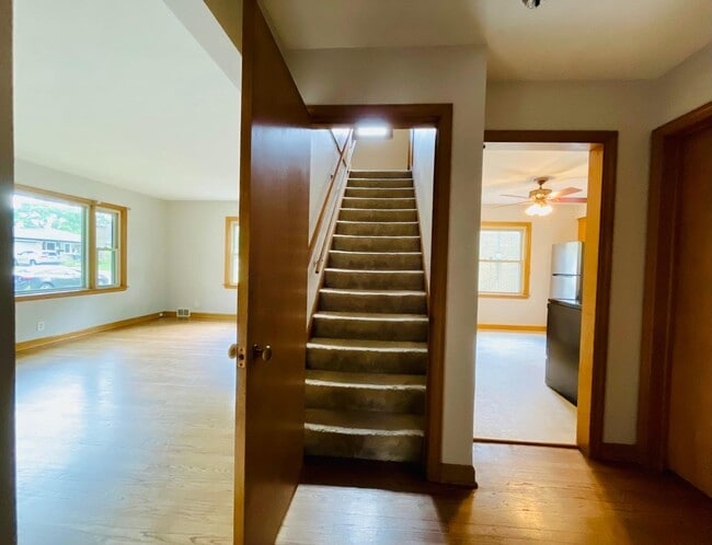 Stairs leading up to second floor - 523 N 107th St