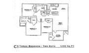 3BR/2BA