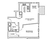 1 Bed / 1 Bath - 800 SF