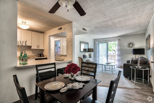 Dining Room and Living Room - Taravue Park Apartments