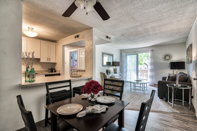 Dining Room and Living Room - Taravue Park Rental