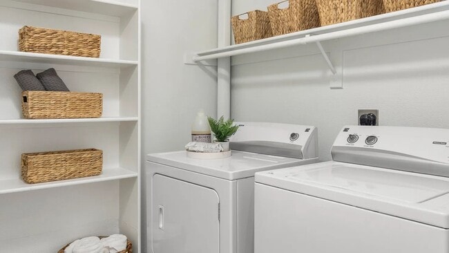 Our community ensures a full-size washer and dryer in every apartment, bringing satisfaction and ease to your laundry routine!