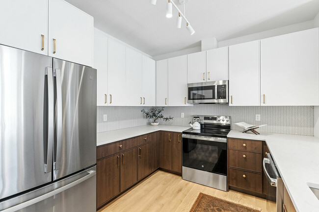 Model Unit Kitchen - Rye Apartments